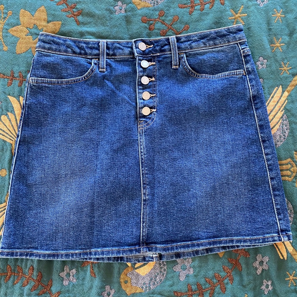 Blue jean skirt by Just Black